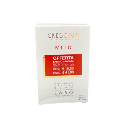 Crescina - Ricrescita Mito Uomo Confezione 30 Compresse