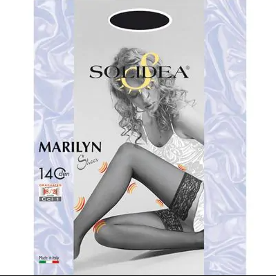 Solidea Calze Autoreggenti Marilyn 140 Denari Sheer