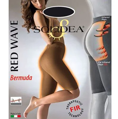 Solidea Red Wave Bermuda