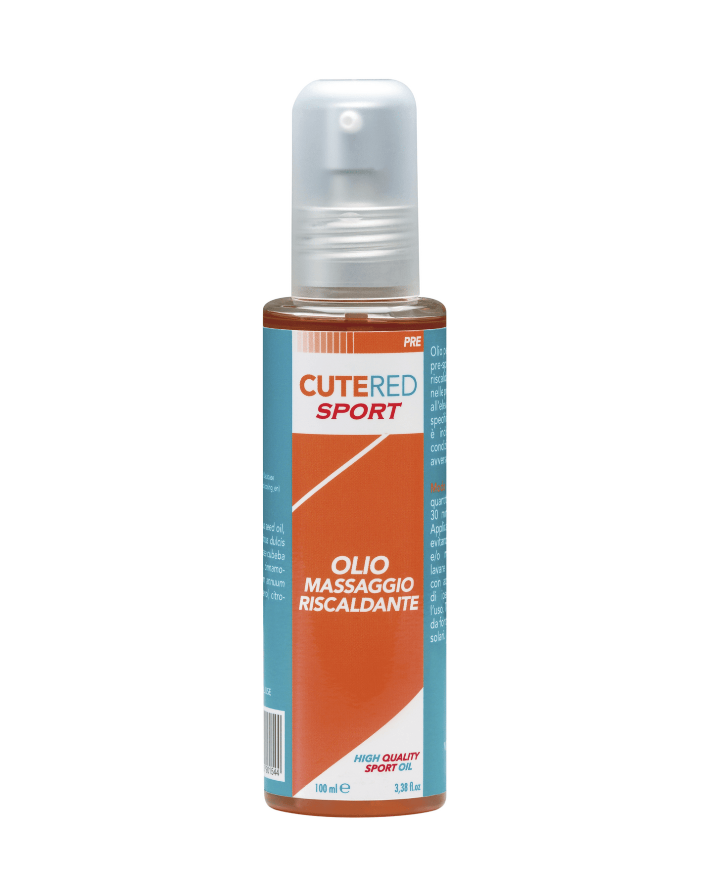 Olio massaggio riscaldante