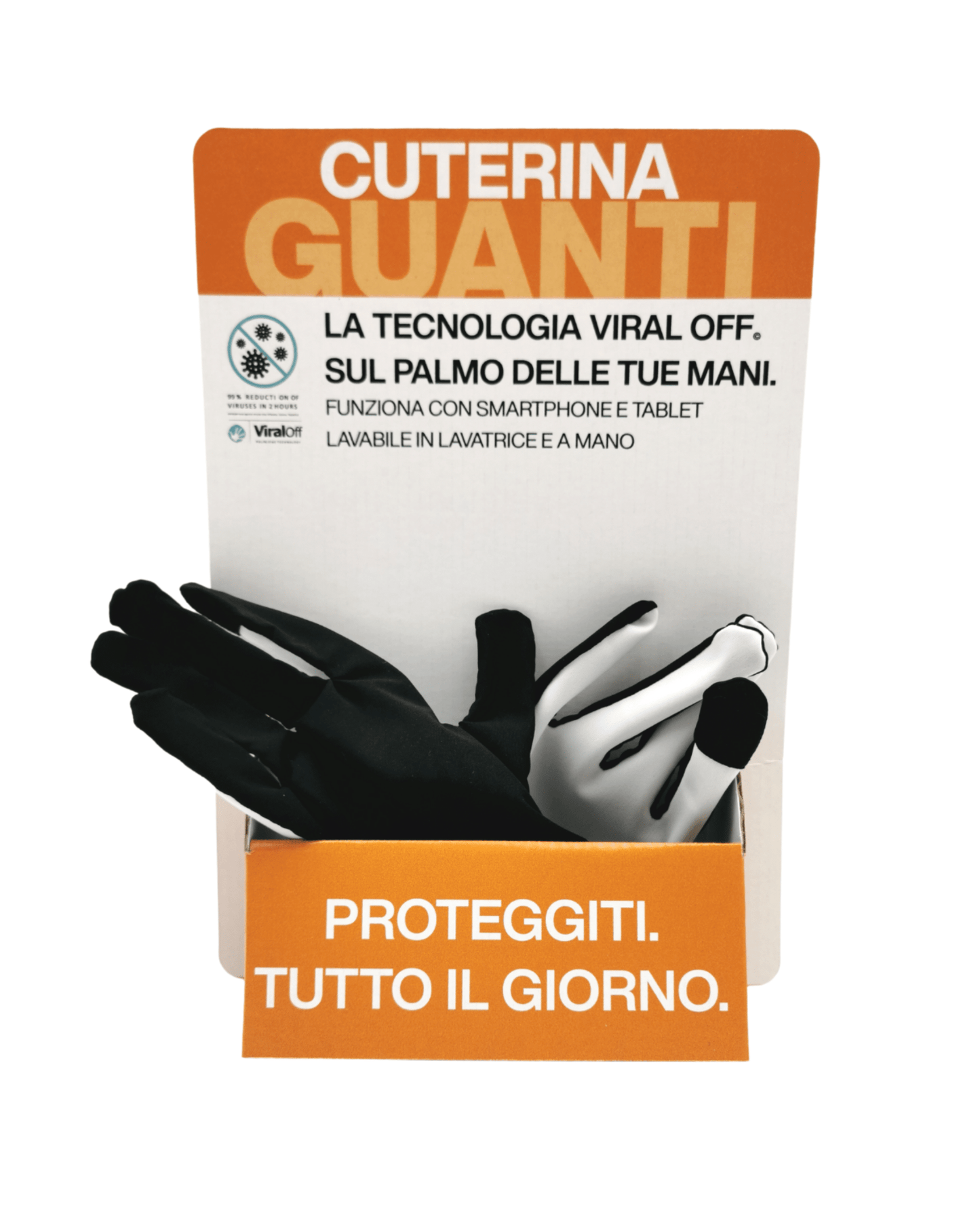 CUTERINA Guanti Protettivi con tecnologia Viral-Off
