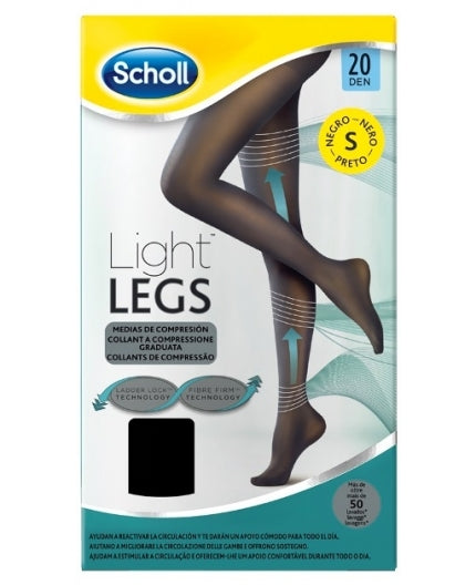 Scholl Calze Donna Collant Light Legs compressione Graduata 20/60 DEN